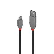 Lindy 36731 Kabel USB 2.0 A - Micro-B Anthra Line - 0,5m Zapytaj o rabat - tel: 85 747 97 50 - Raty 10x0% Lindy