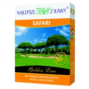 Trawa, nasiona trawy SAFARI GOLDEN LINE  masa: 1kg, mieszanka trawy na miejsca nasłonecznione, Golden Line Rolimpex