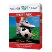Trawa, nasiona trawy SPORT MIX GOLDEN LINE  masa: 1kg, mieszanka trawy na intensywne użytkowanie, Golden Line Rolimpex