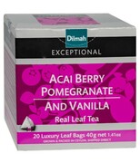 Dilmah Exceptional Acai Pomegranate Vanilla 20 piramidek Dilmah