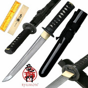Ryumon Black Handmade Damascus Tanto (RY-3045) Master Cutlery