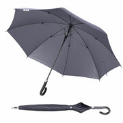 Parasolka do samoobrony z odblaskiem dla kobiet czarna (10007-3) GOODS.PL