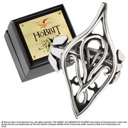 Srebrny Pierścień Elronda z filmu Hobbit - Elrond Silver Ring (NN1230_06) The Noble Collection