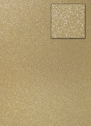 Karton A4 200g brokatowy - jasno złoty x1