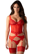 Obsessive Gorset i stringi Cupide Desir corset