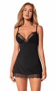 Obsessive Koszulka czarna Bella Rou chemise