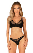 Obsessive Biustonosz i stringi Nesari 2-pcs set