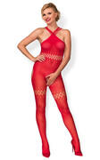 Hot in Here Bodystocking w czerwieni Demonic