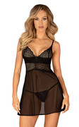 Obsessive Komplet ze stringami Chemeris babydoll