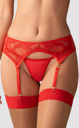 Obsessive Pas do pończoch w czerwieni Aliosa garter belt