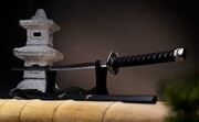 SAMURAJSKI MIECZ KATANA Z POCHWĄ I STOJAKIEM TL492-395CA