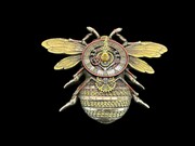 STEAMPUNK ZEGAR ścienny PSZCZOŁA VERONESE WU77408A4