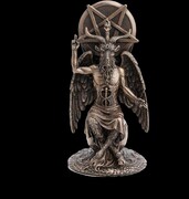 FIGURKA Baphomet siedzący na globusie VERONESE WU77950A1