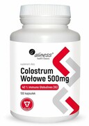Colostrum Wołowe IG 40% 500 mg x 100 kaps. Aliness