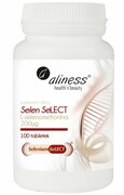 Selen Select® L-selenometionina 200µg 100 tabletek Aliness