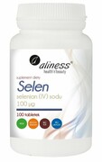 Selen selenian (IV) sodu 100µg x 100 tab. VEGE Aliness