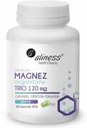 Aliness Magnez organiczny TRIO 120 mg z B6 (P-5-P) x 100 VEGE kapsułek
