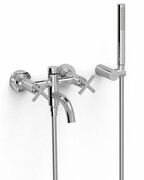 Tres MONTBLANC bateria natryskowa ścienna chrom 28317601