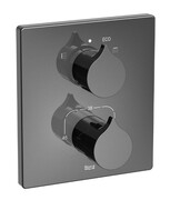 Roca Insignia bateria wannowo-prysznicowa termostatyczna podtynkowa Titanium Black EVERLUX-PVD A5A0C3ACN0