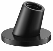 Omnires pierścień nawannowy z uchwytem na rączkę prysznicową czarny mat H14BL ___ RABAT W KOSZYKU! ___