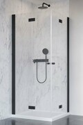 Radaway Nes Black KDD B kabina 90x90 przejrzyste 10024090-54-01L/10024090-54-01R
