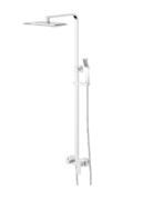 Omnires Apure zestaw prysznicowy z baterią chrom AP2244CR ___ RABAT W KOSZYKU! ___