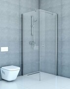 Sea Horse Fresh Line kabina kwadratowa prawa 90x90x195 cm przejrzysta BKP259TP+