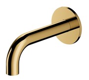 Omnires wylewka wannowa ścienna 16 cm złoty połysk WDY-SGL