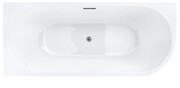 Corsan Intero wanna asymetryczna Lewa 150x74,5 cm biała + syfon E230ML