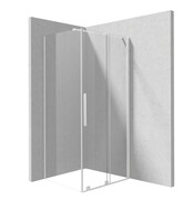 Deante Prizma Kabina prysznicowa prostokatna 100x80 cm Biały KPNAP10S08