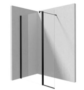 Deante Kerria Plus panel ruchomy do kabin 40 cm Nero KTSXN72P