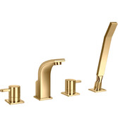 Omnires Darling Złoty bateria wannowa 4-otworowa złoty połysk DA5032GL ___ RABAT W KOSZYKU! ___