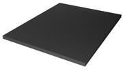 New Trendy Nex Shade brodzik konglomeratowy prostokątny 100x80x3,5 cm antracyt B-0504