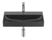 Roca Ona umywalka ścienna Compacto 60x36 Czarny Mat A327684080