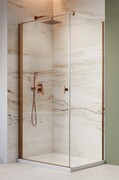Radaway Nes Kdj I Brushed Copper kabina 80x70cm lewa szczotkowana miedź 10022080-93-01L/10039070-01-01