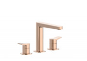 KFA MALAGA BRUSHED ROSE GOLD bateria umywalkowa 3-otworowa stojąca różowe złoto szczotkowane 4522-221-34