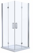 Oltens Byske kabina prysznicowa kwadratowa szkło przejrzyste 80x80cm 20001100