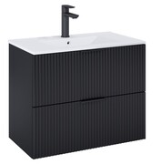 Roca Reef szafka 79x45x63 CZARNY MAT A857955532