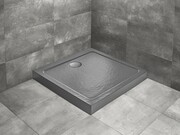 Radaway Doros C Compact Stone brodzik kwadratowy 90x90x11,5cm antracyt SDRC9090-05-64S