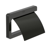 Roca Tempo wieszak na papier z pokrywą z odporną powłoką Everlux Brushed Titanium Black A817033NM0
