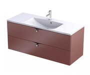 Oristo Siena szafka podumywalkowa wisząca 120x50x45cm ceglany mat OR45-SD2S-120-19