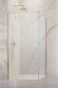 Radaway Essenza 6 Kdj Brushed Light Gold kabina 110x120cm lewa szczotkowane jasne złoto 1385041-98-01L/1384054-01-01