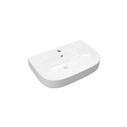 Excellent Oceana Umywalka nablatowa 60x41 cm z otworem na baterię biały połysk CEEX.6719.600.WH