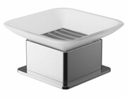 Excellent Riko mydelniczka szklana stojąca DOEX.1613CR