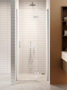 New Trendy Nesta 90x200 cm drzwi wnękowe prawe wspornik skośny szkło przejrzyste D-0849A