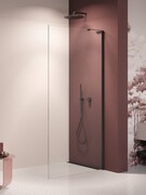 New Trendy Nesta Black kabina Walk-In 70x200 cm wspornik kątowy szkło przejrzyste K-1722-WL
