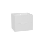 Excellent Tuto 2.0 szafka wisząca z umywalką AS front gładki wysoki 60x50x46,5 cm biała MLEX.2172.K.60.0236.WHWH