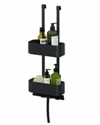 Tiger 2 Store wisząca półka prysznicowa 25cm czarna 1500210746