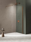 New Trendy Nesta Copper Brushed kabina Walk-In 80x200 cm miedź szczotkowana K-1747