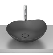 Roca Othake umywalka nablatowa 47 x 40 cm czarny mat A327A1N080